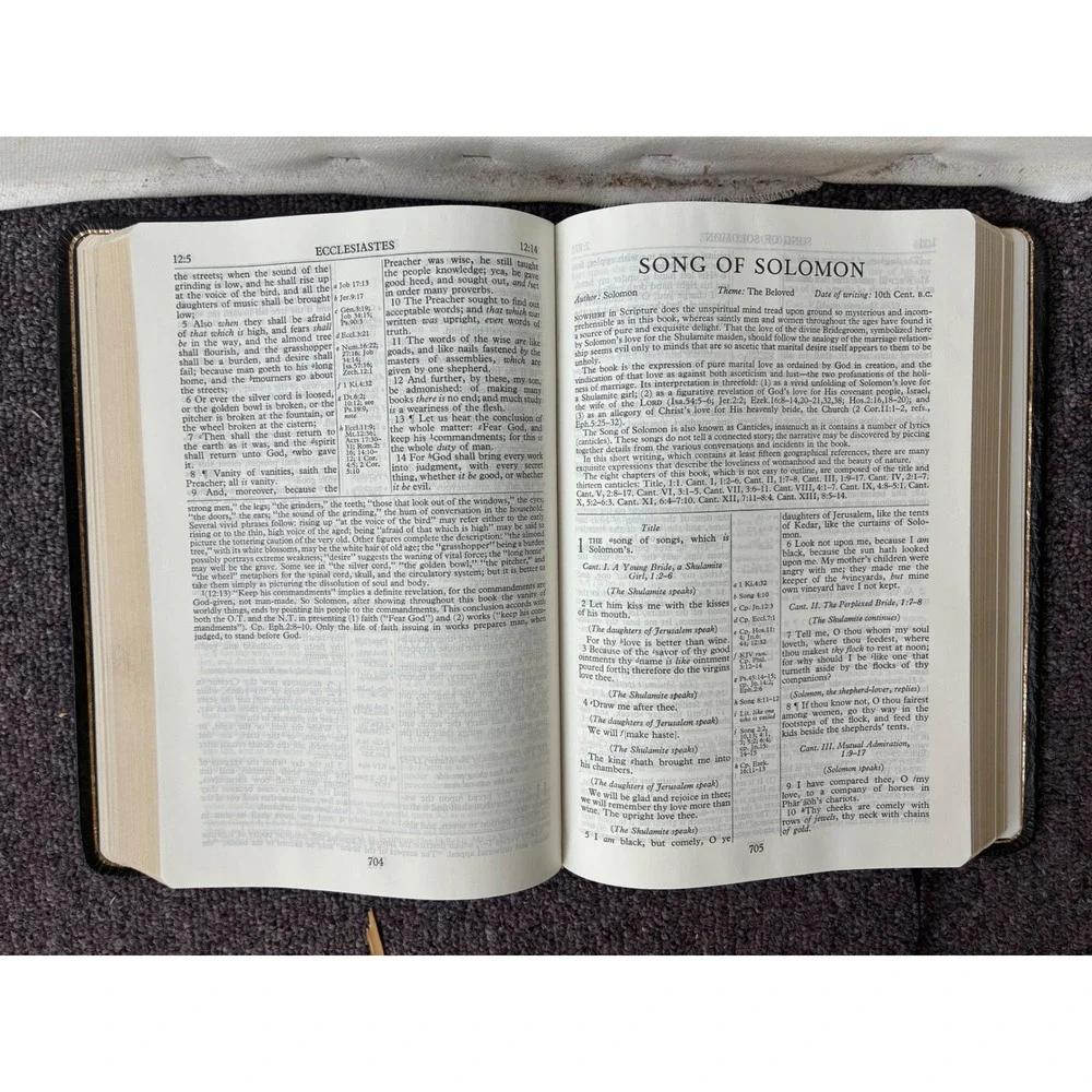 VTG 1967 Oxford New Scofield Study Bible KJV Black Leatherette Reference